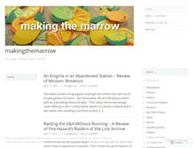Tablet Screenshot of makingthemarrow.com